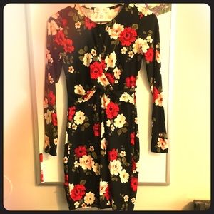 Beautiful floral knit dress